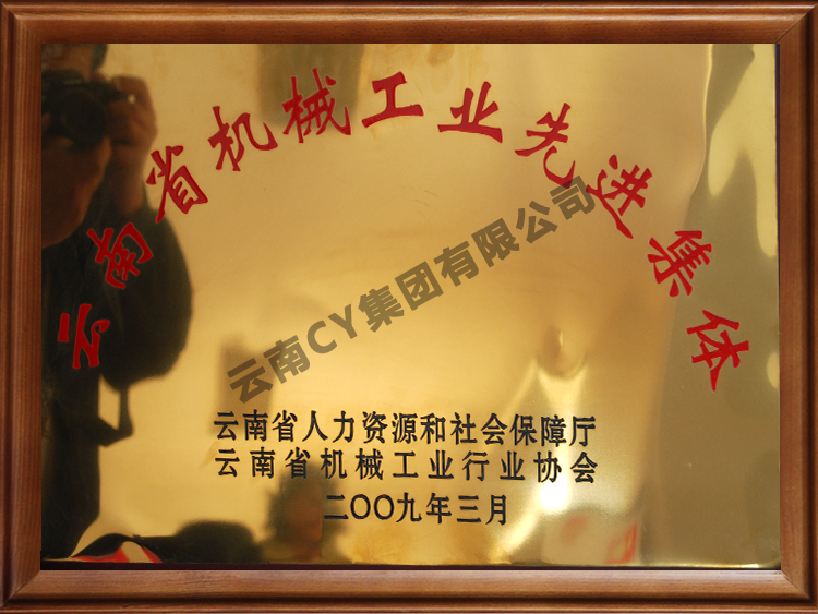 云南省工业机械先进单位