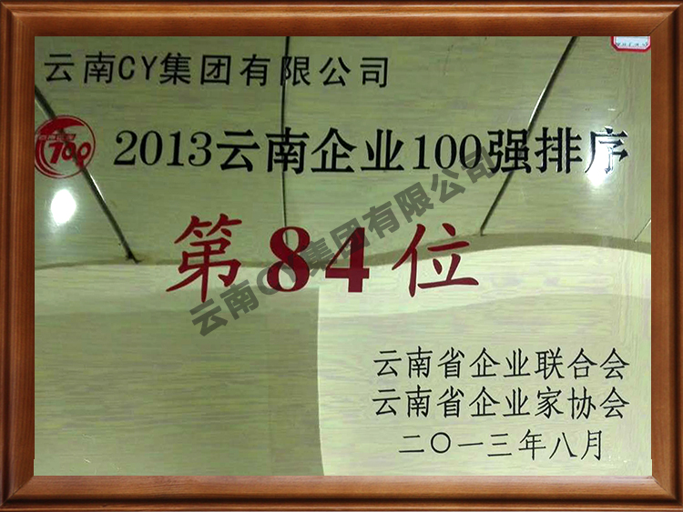 昆明2013百强企业